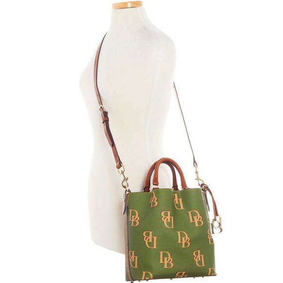 Dooney & Bourke Monogram Small Barlow Top Handle Bag - Avocado - Picture 4 of 4